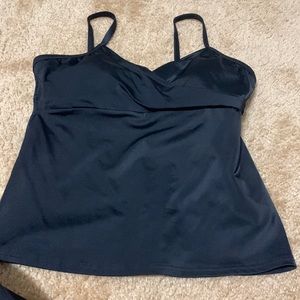 black bathing suit top/ tank top